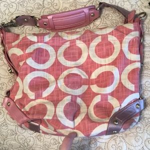 Pink Coach Purse